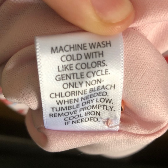 Candies Pink & Red Floral Tunic Dress- Medium - Picture 8 of 8